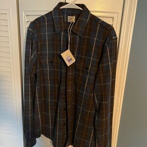 Plaid Faherty Legend Sweater Button-Up Shirt